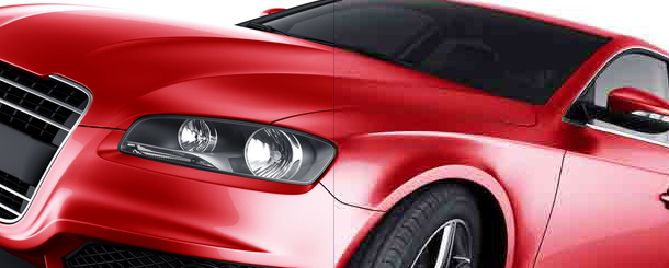 voiture rouge au format d'image JPEG